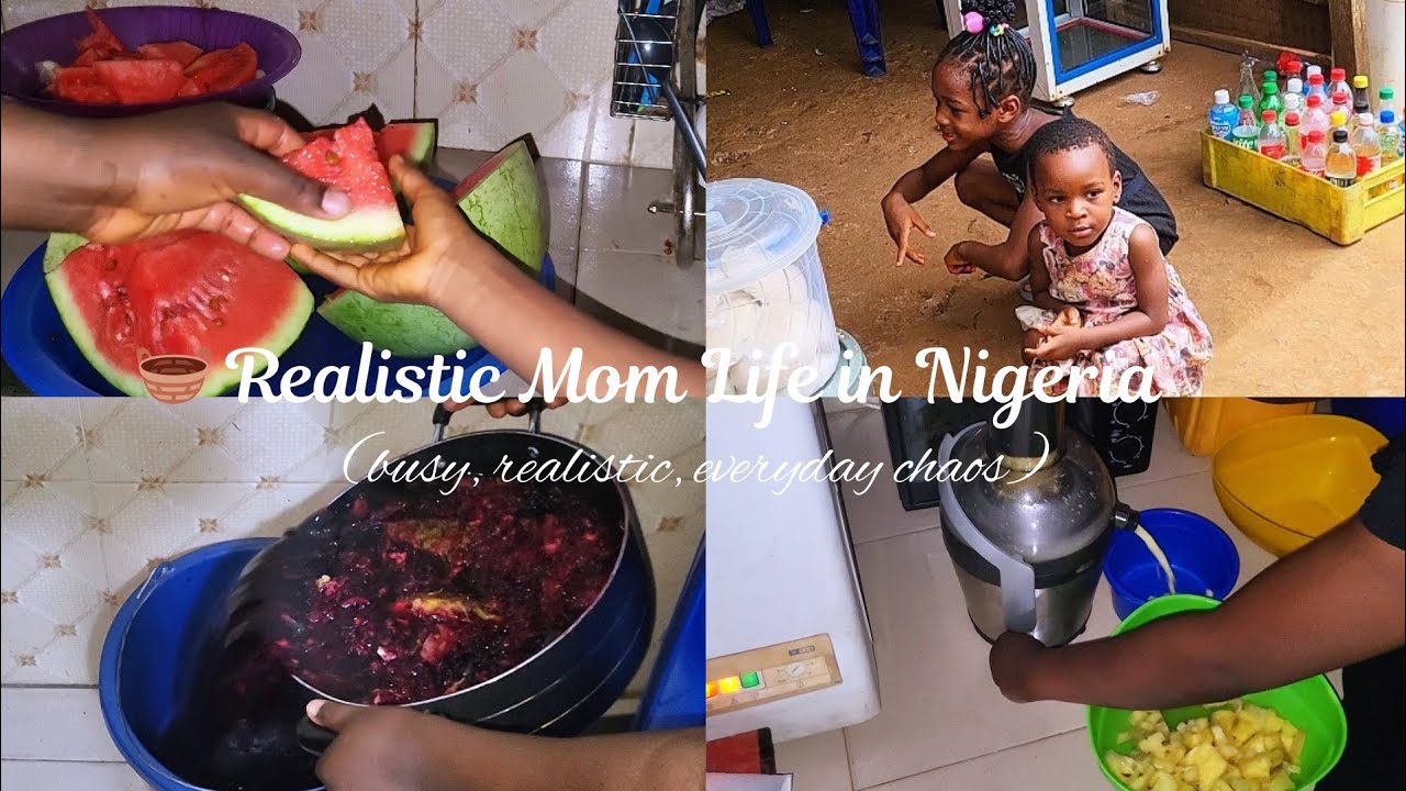 A day in my life| Hyper productive weekend as a mom in Nigeria| juice making, zobo & pap prep