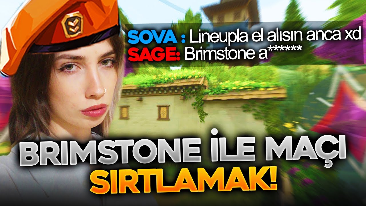 TR BRIMSTONE 1.Sİ RANKED OYNARSA (YERSEN) | VALORANT DERECELİ