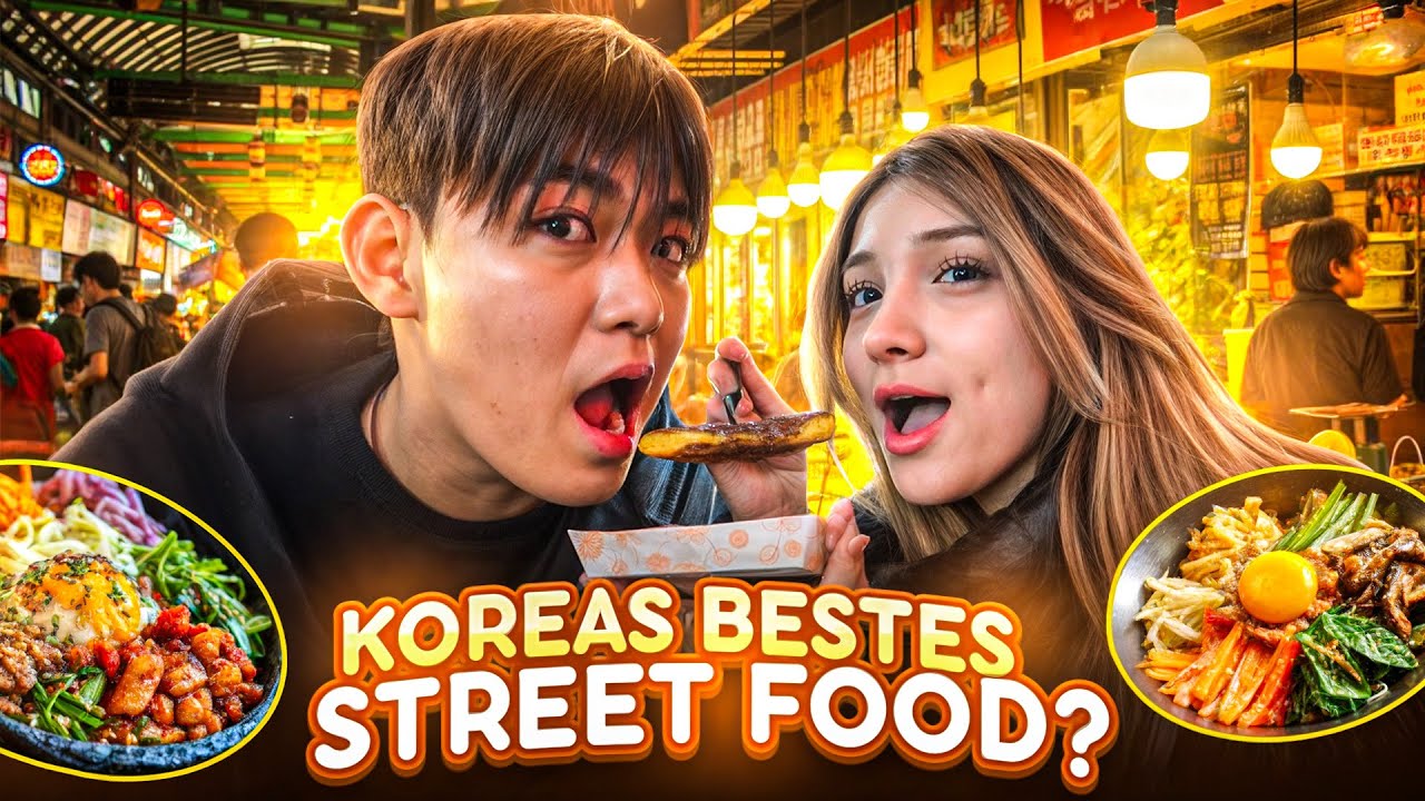 Wir probieren KOREAS BESTES STREET FOOD! (Gwangjang Market)