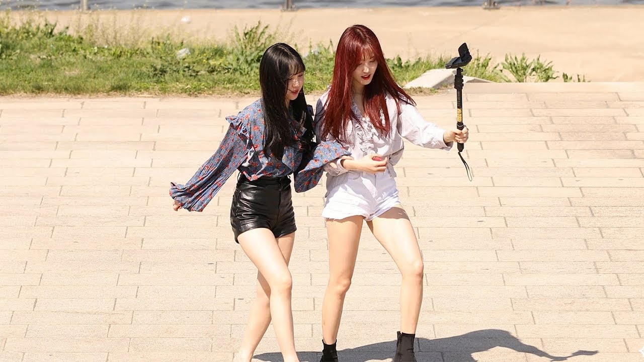 180421 여자친구(GFRIEND) 은하 유주 출퇴근 & 기타영상 (EUNHA YUJU) @불토엔 혼코노 4K 직캠 by 비몽