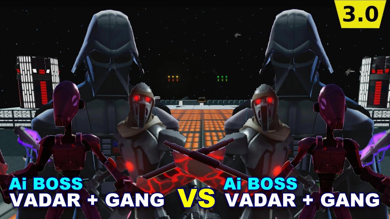 Disney Infinity 3.0 Ai Battles Vader magna + bxdroids v Vader magna + bxdroids