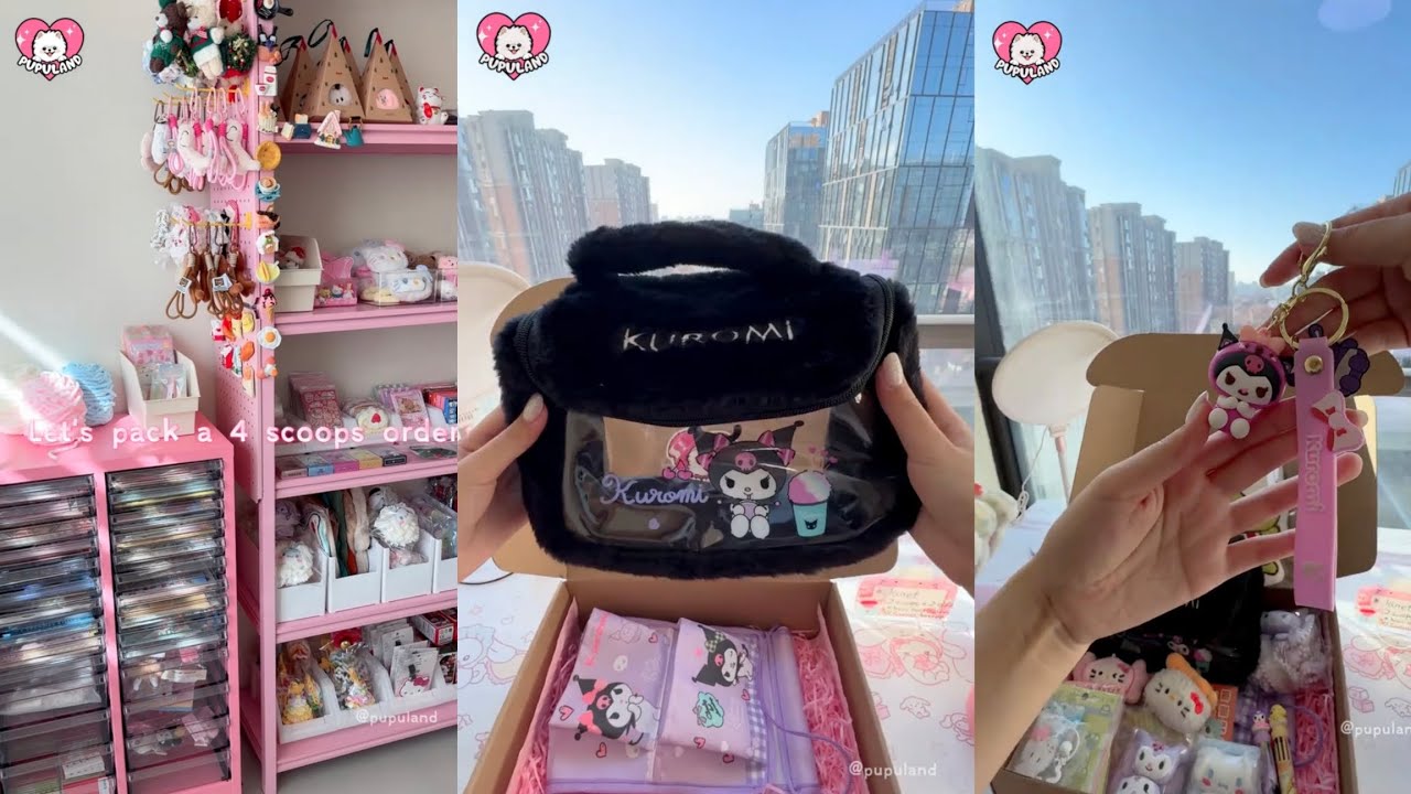 Cute Stationery items packing video💖🛍
