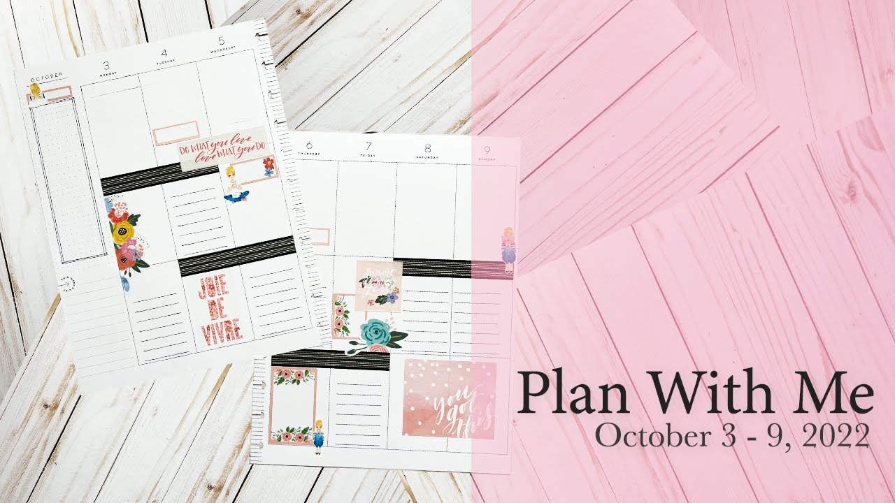 Plan With Me | Big Happy Planner | October 3 - 9