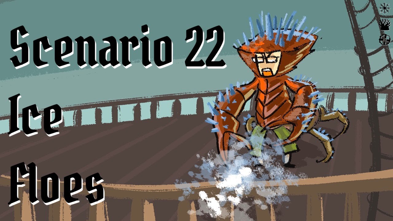 032B - Frosthaven Insane Difficulty (+3) Solo 4 Characters, Scenario 22, Ice Floes