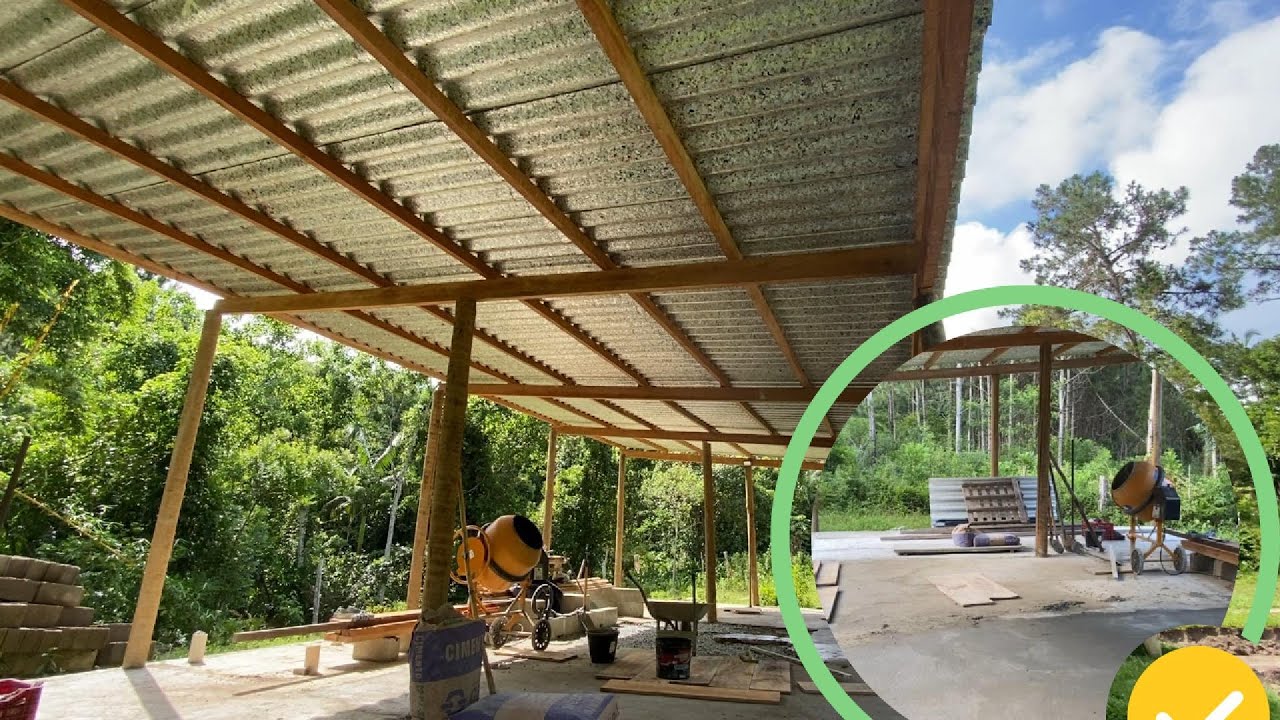 Primeira etapa do piso finalizado- Concretagem pronta