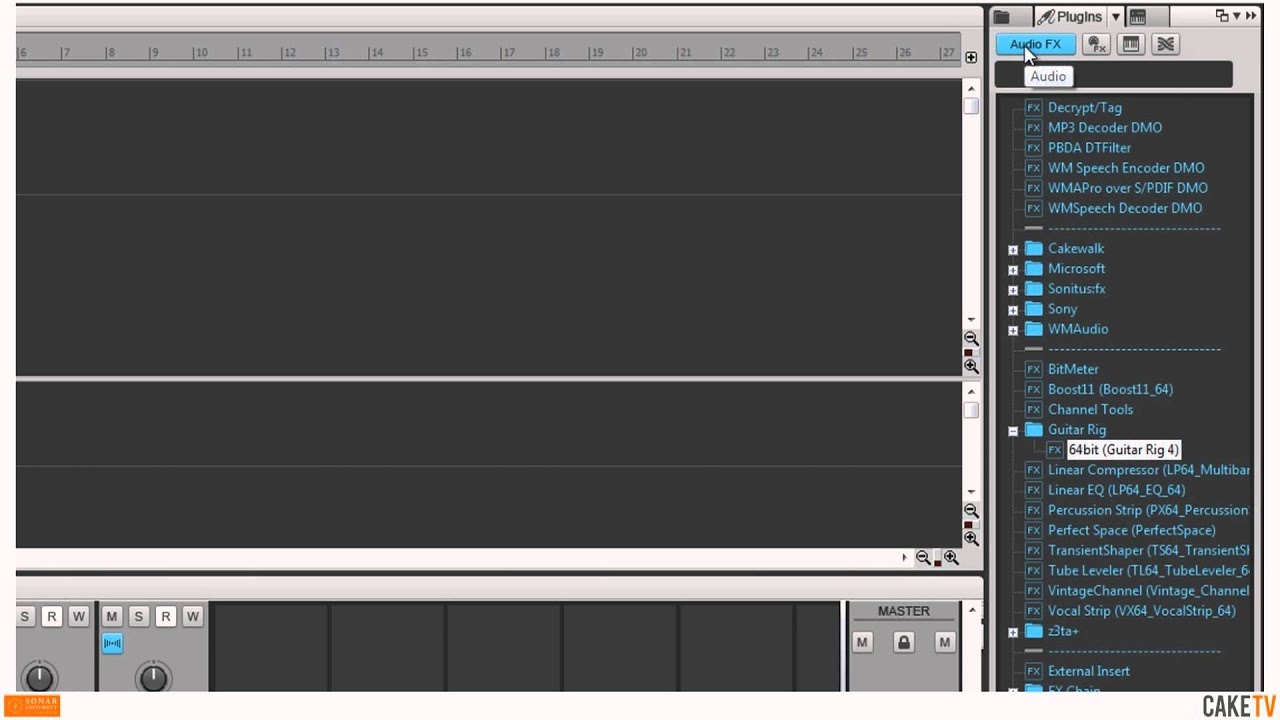 SONAR: Get Started - Input Monitoring Effects