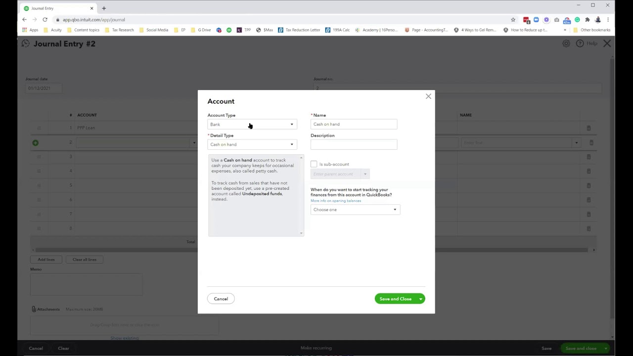 How to record PPP Forgiveness in Quickbooks Online