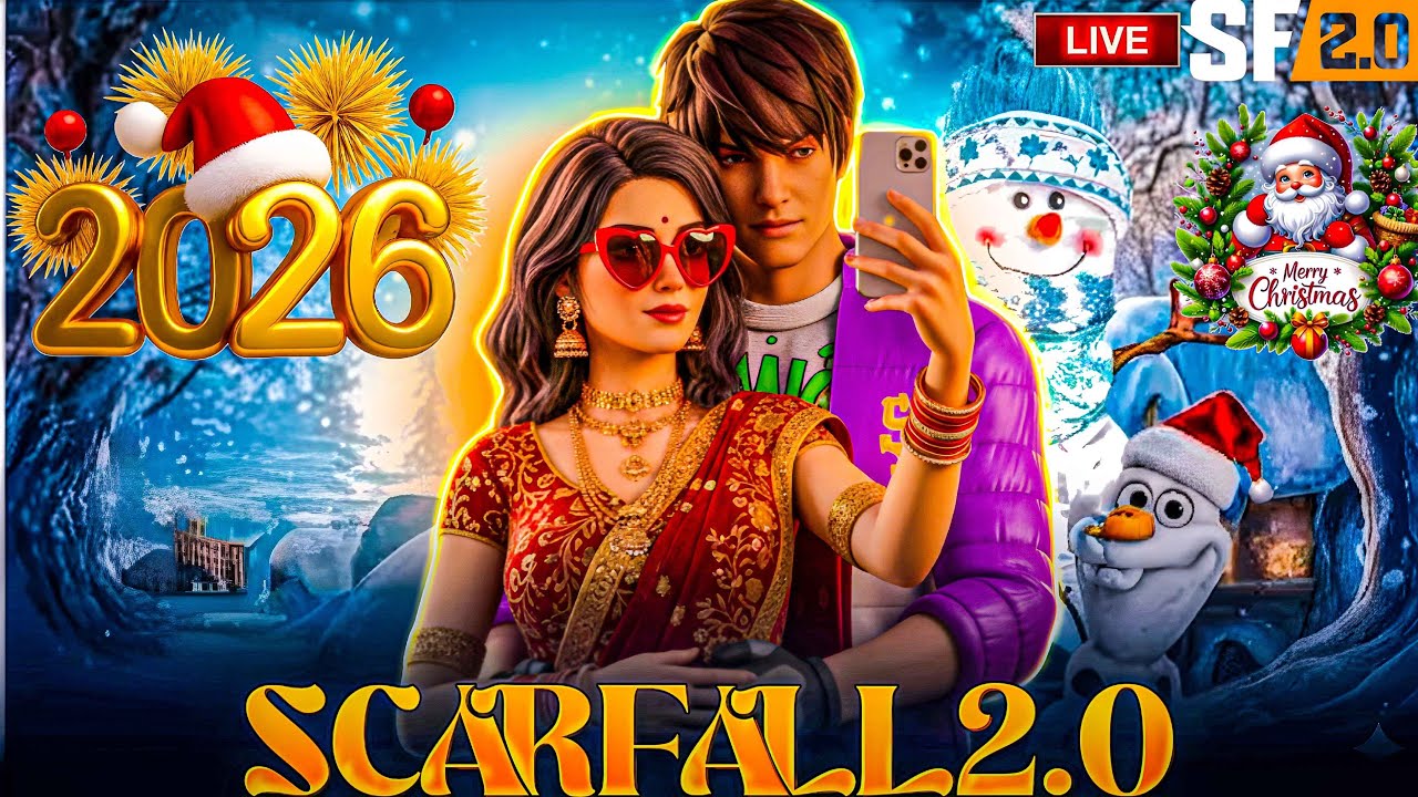 2026 New Year Live 🎉 | India Ka Apna Game ScarFall 2.0 🔥