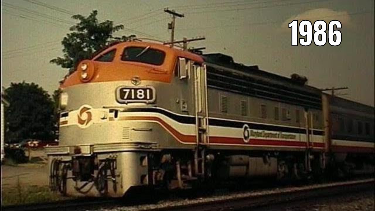 MARC, Amtrak, SEPTA, Conrail 1986 (Part 1.4 of 4)