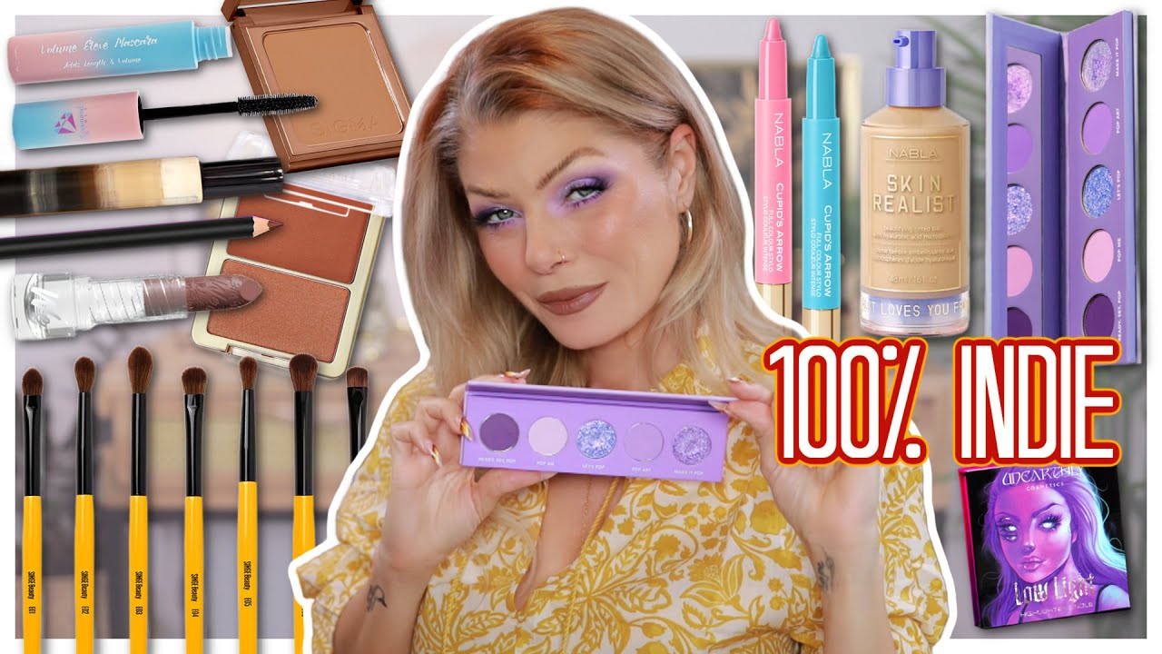 FULL FACE (!) OF INDIE MAKEUP