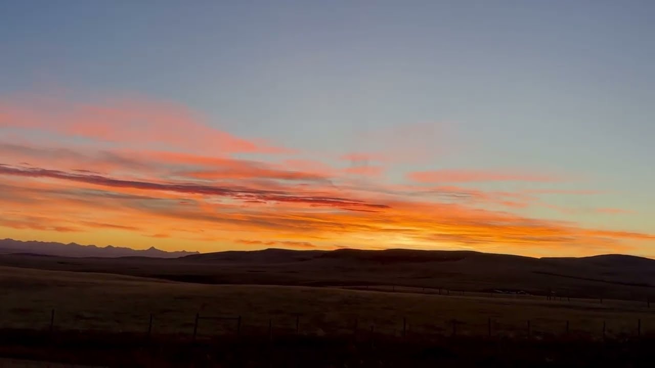 Wait Till You See How This Orange Sky Turns Into Gold & Blue I calming sunset relaxing sleep music 
