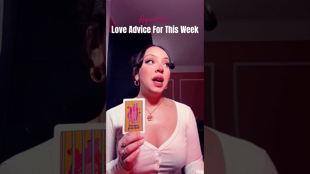 #Aquarius &mdash; Love Advice For The Week #tarotreading #oraclereading #love #tarot #lovereading