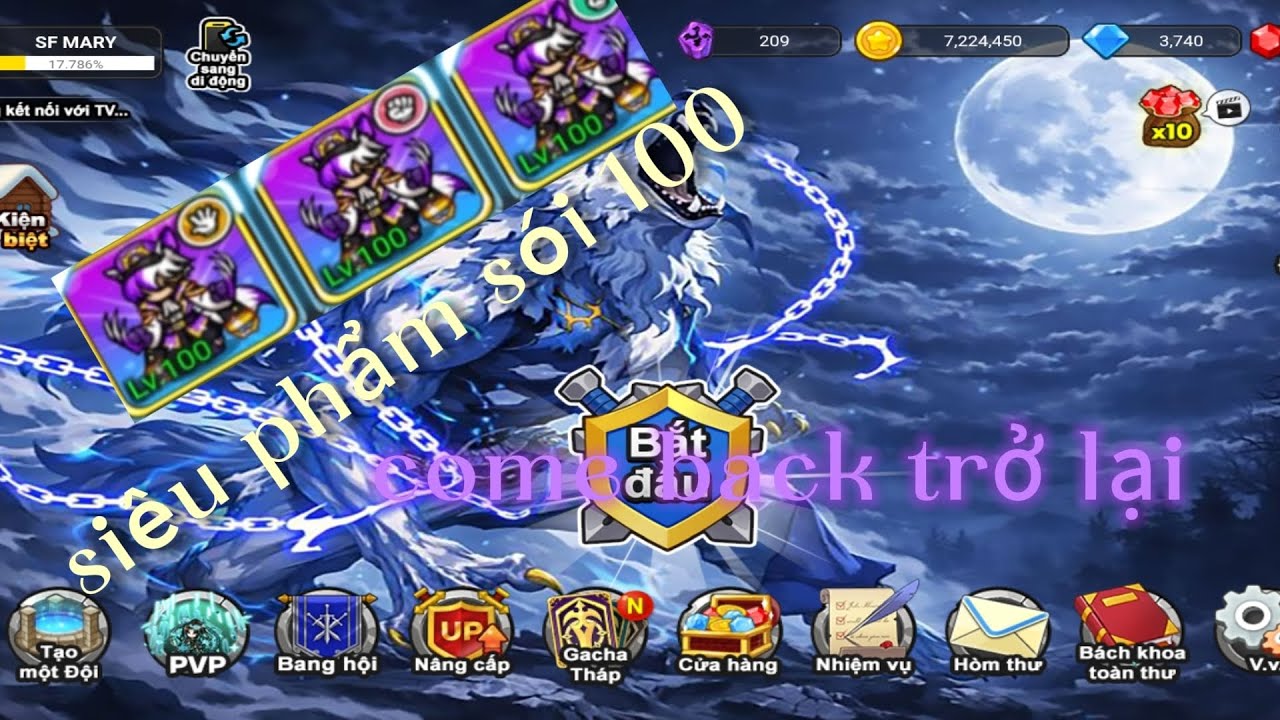 Siêu phẩm sói 100 cân mọi loại quái👹👹@busidol#goldtowerdefense|MY Mary GTD