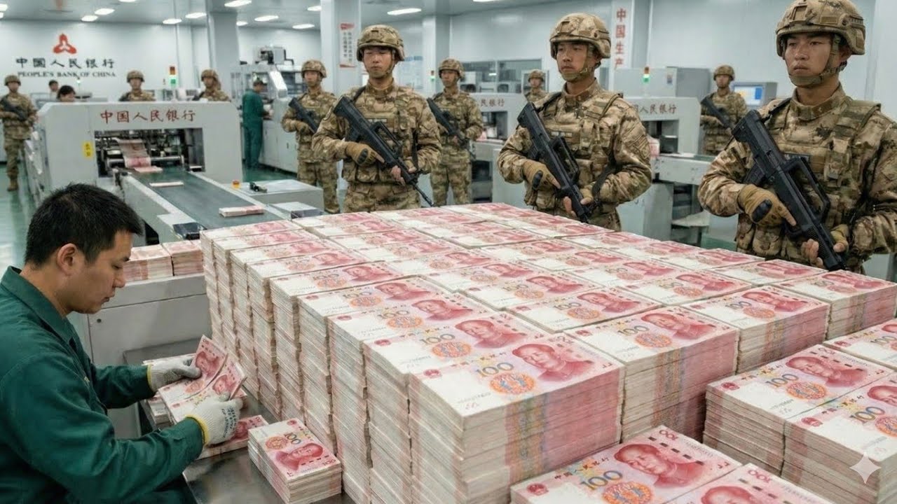 Inside the Renminbi Factory: The Hidden Process Behind China’s National Currency (Full Process)