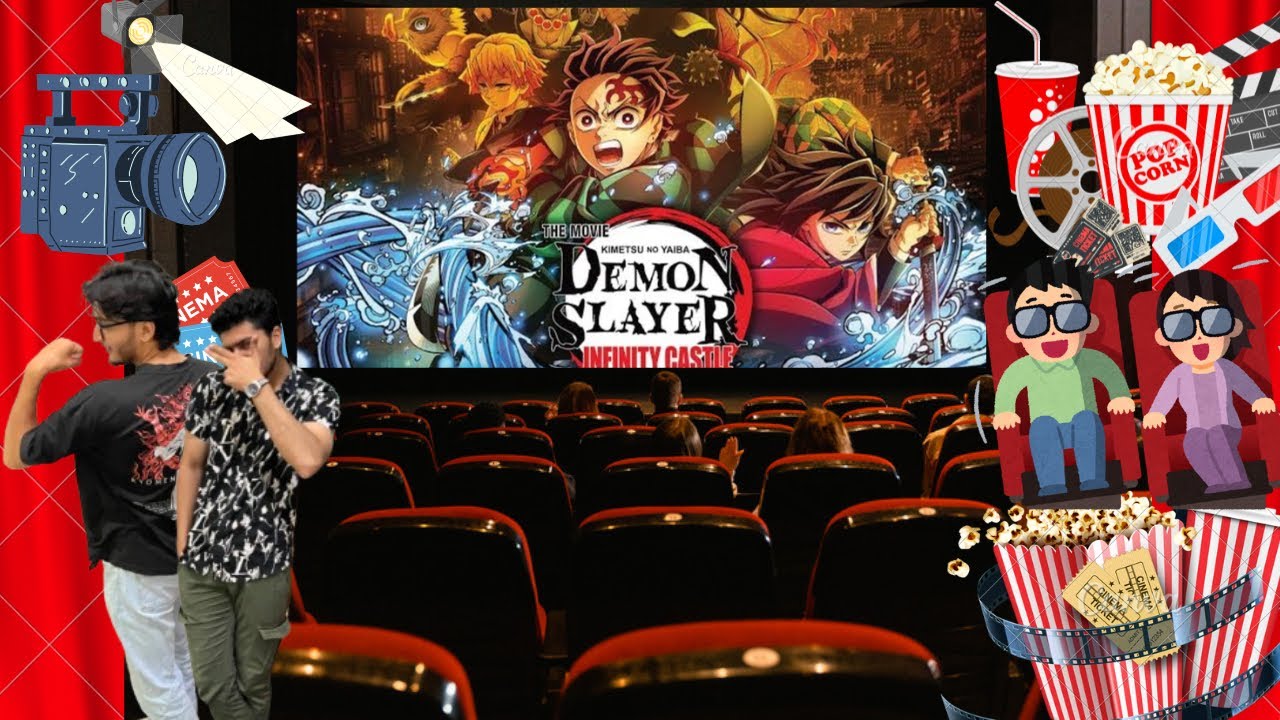 Demon Slayer infinity castle movie 🎥 | Cinema ma movie dekhi anime fans only 