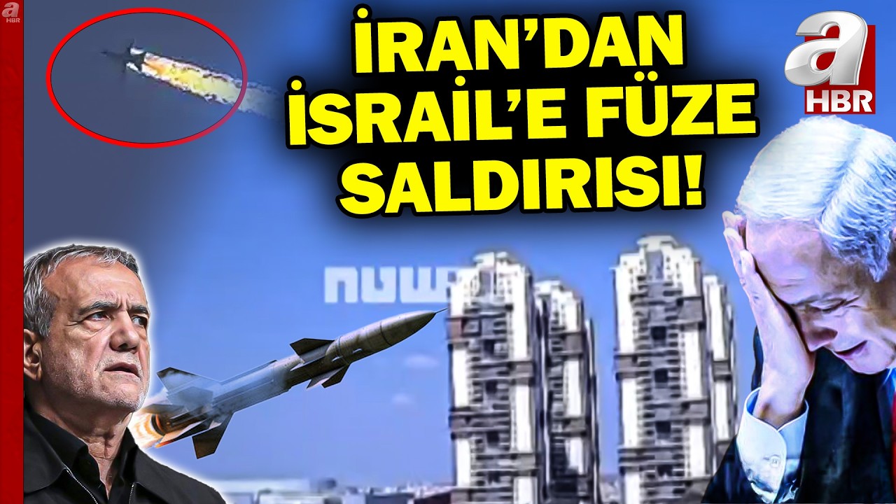 Kuveyt'te ABD'nin F-15 Uçağının Düşme Anları... İşte İran Füzesinin İsrail'e Düşme Anı! | A Haber