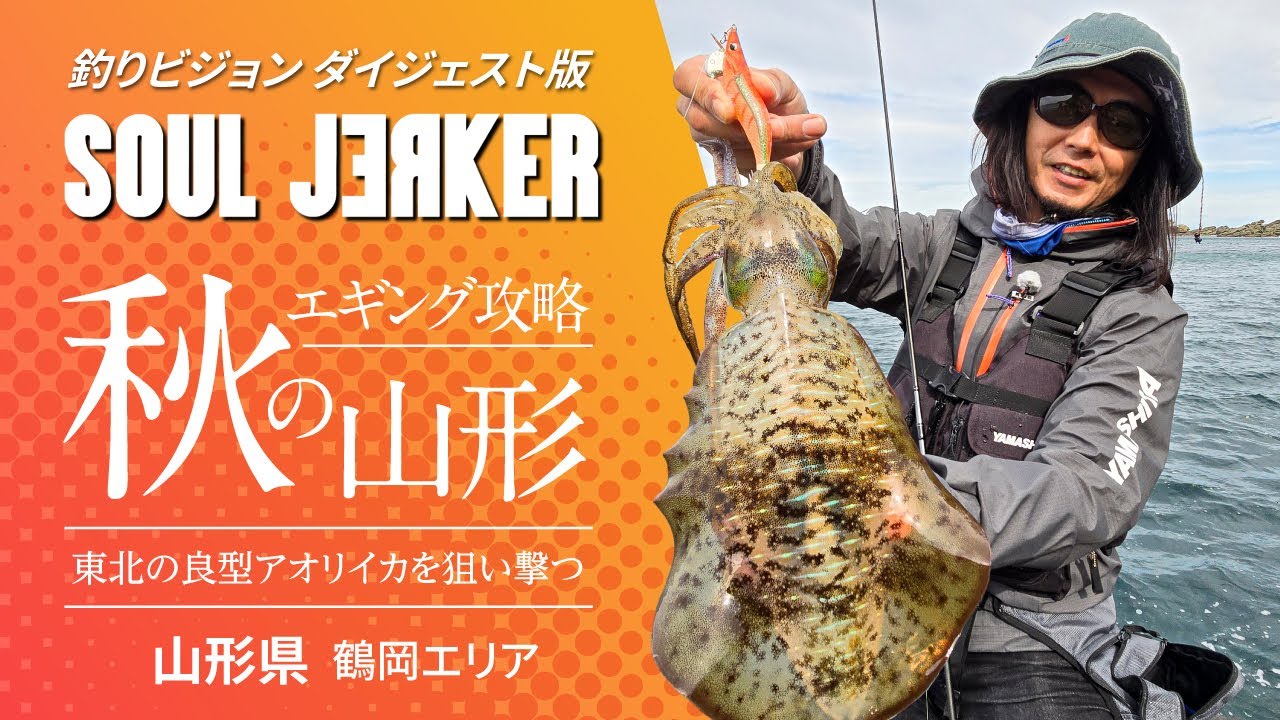 SOUL JERKER 24 山形・鶴岡エリア ～秋エギング｜アオリイカの状態を読み、秋エギングのフェーズ変化を攻略！秋のエギローテ徹底解説～