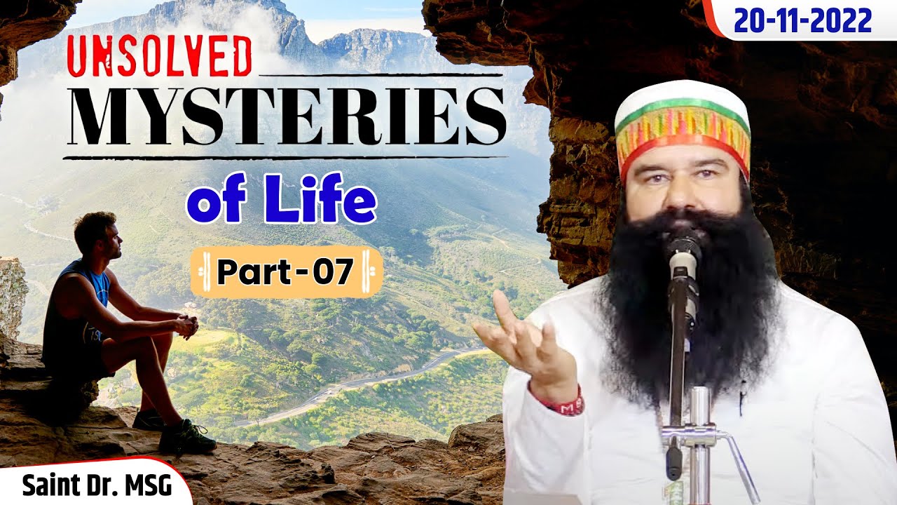 Unsolved Mysteries Of Life (Part 7) | Saint Dr MSG | 20th Nov 2022 | Live From Barnawa, UP