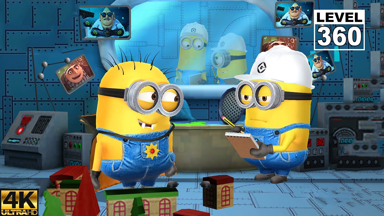 Minion Rush Vampire Minion crush 30 objects as Mega Minion at Anti Villain League | Ep.210 | UHD 4K