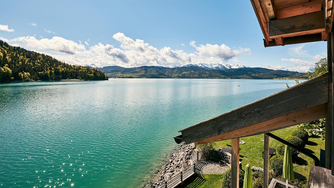 Seehaus at lake Walchensee