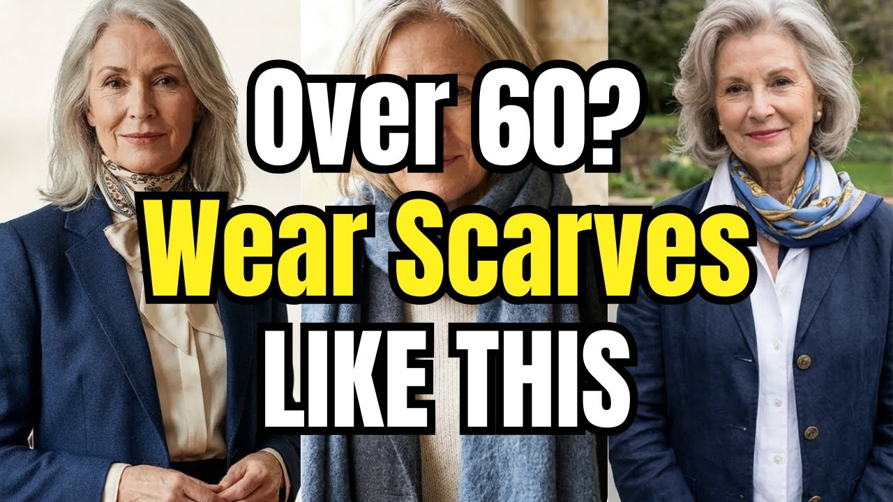 How to Wear Scarves After 60 to Instantly Look Younger & More Sophisticated