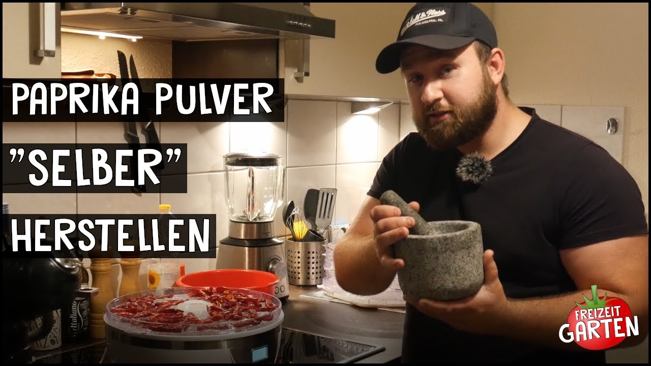 Paprika Pulver selber herstellen! | Freizeit Garten