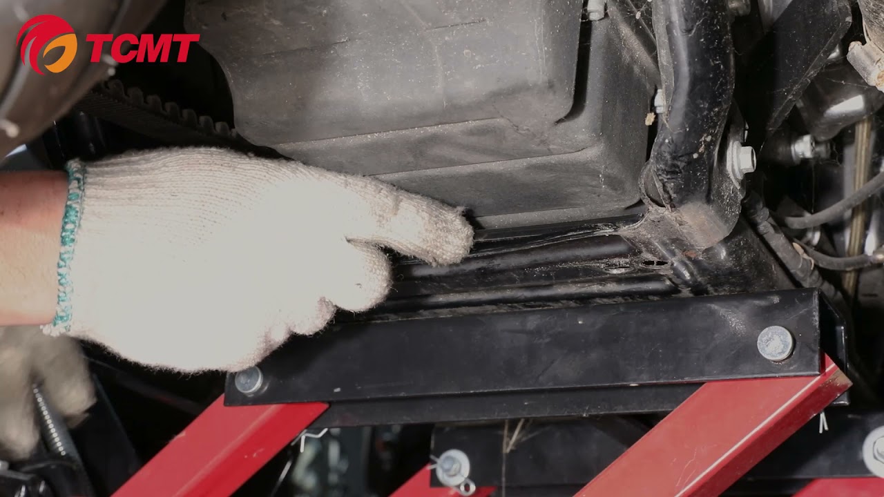 TCMT Rear Air Ride Suspension System&Electric Center Stand Kit installation