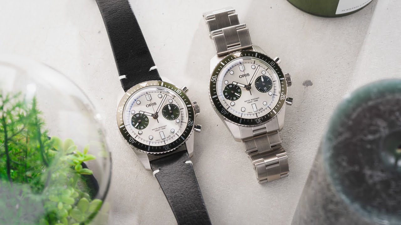The New Nature-Inspired Oris Divers Sixty-Five Chronograph In Silver And Ocean Green