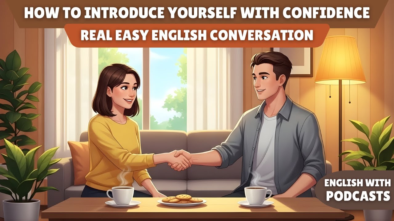 How to Introduce Yourself with Confidence! | A1-A2 Beginner English | English Podcast