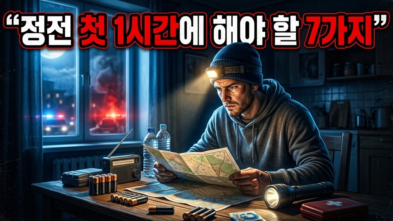정전 첫 1시간에 해야 할 7가지 (정전 생존)