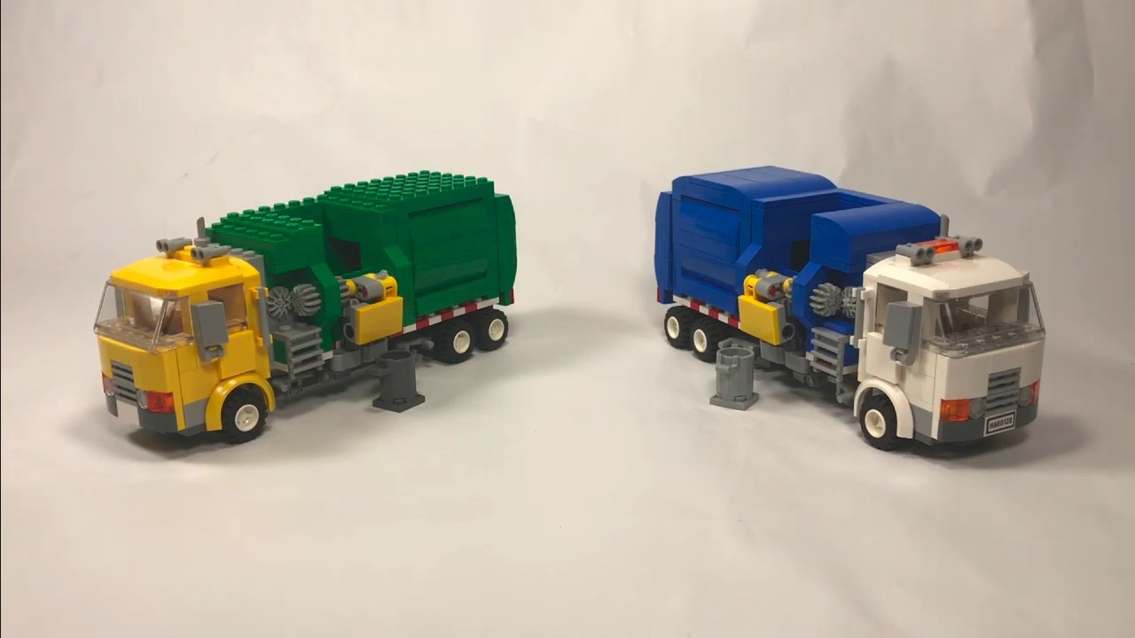 LEGO Ideas Automated Garbage Truck: Studs or Not?