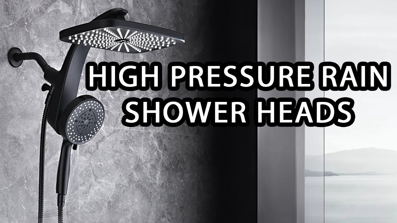 Shower Like a Pro, Best High Pressure Rain Shower Heads & Bathroom Upgrades
