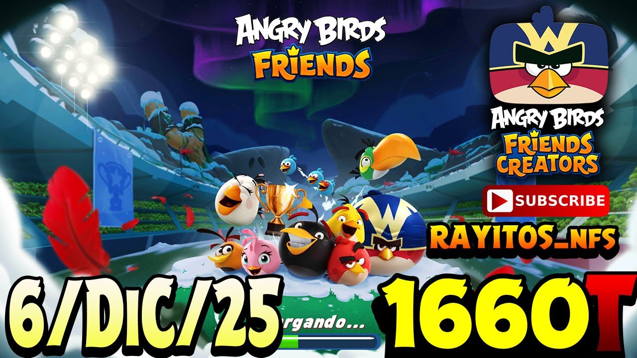 Турнир на всех уровнях Angry Birds Friends: рекорды 1660, бонусы и прохождение.