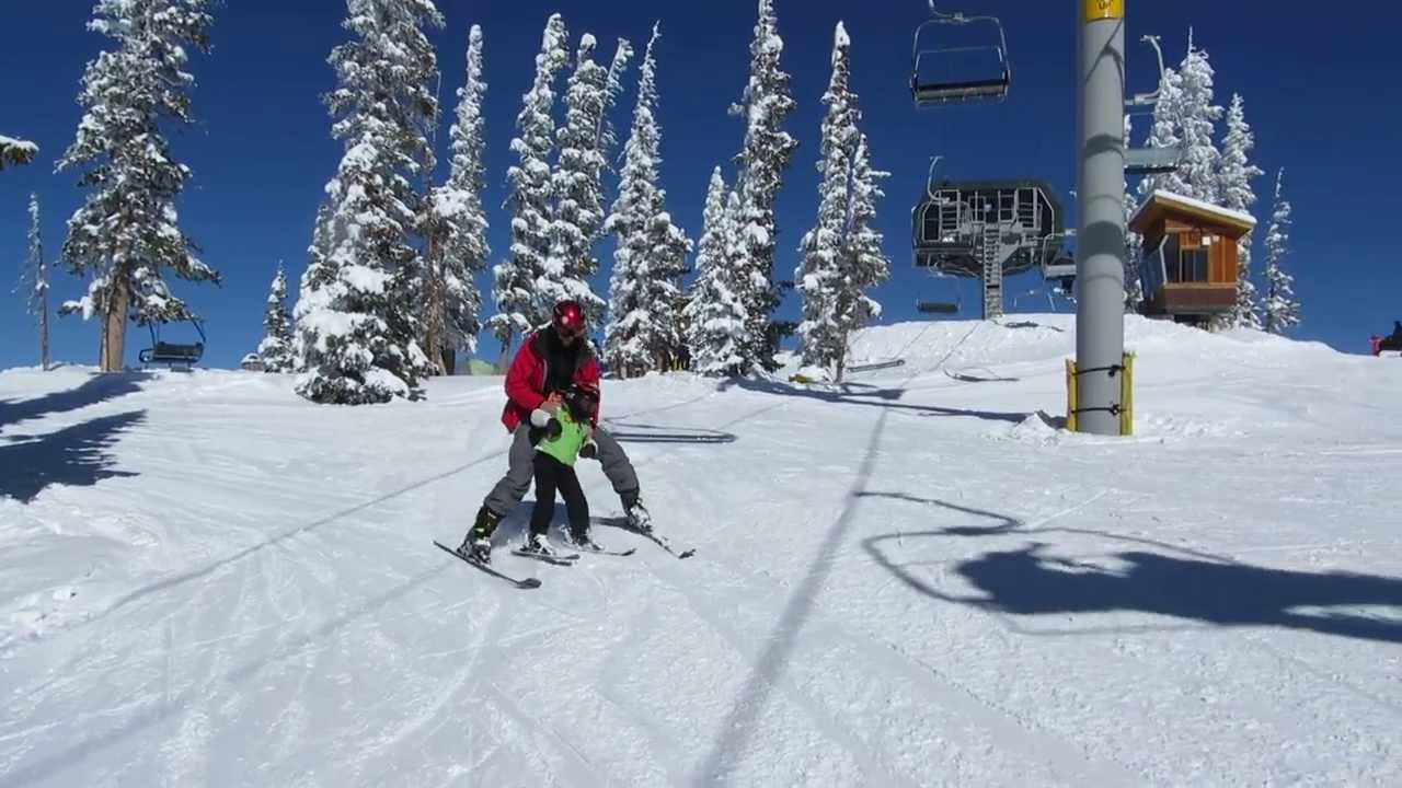 Radek racing on his skis at Keystone?