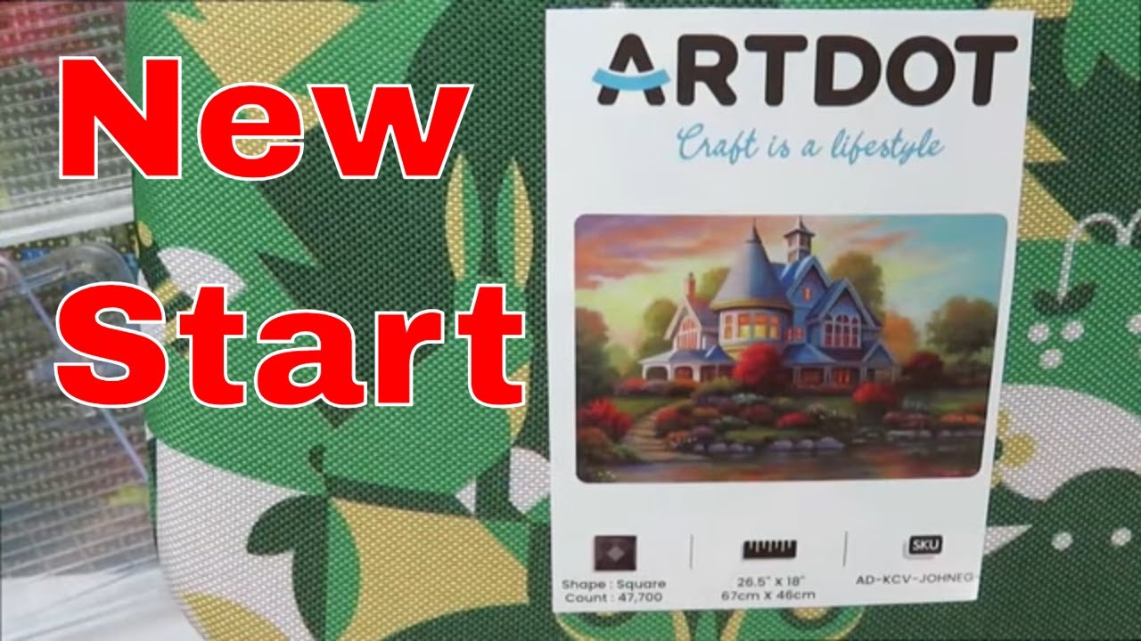 ARTDOT New Start Алмазная живопись #diamondpainting #artdot