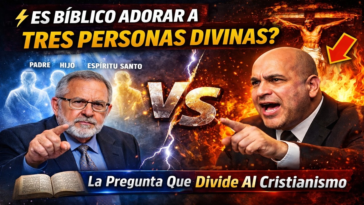 DEBATE⚡ ¿ES BÍBLICO ADORAR A TRES PERSONAS DIVINAS? | La Pregunta Que Divide Al Cristianismo