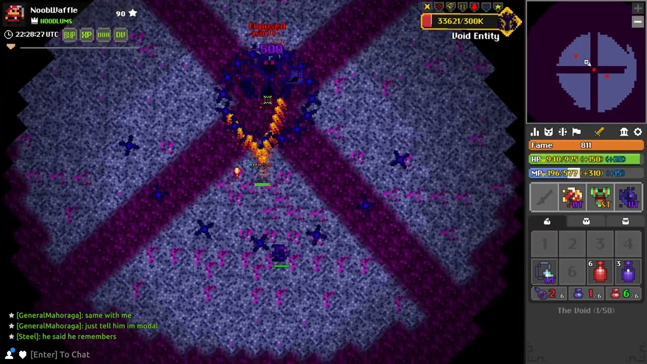 (rotmg) No Weapon Samurai Solo Void