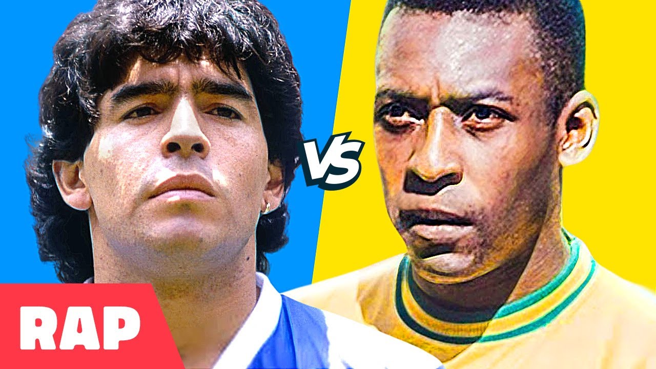 ♫ PELÉ vs MARADONA | Batalha de Rap ft. @futparodias