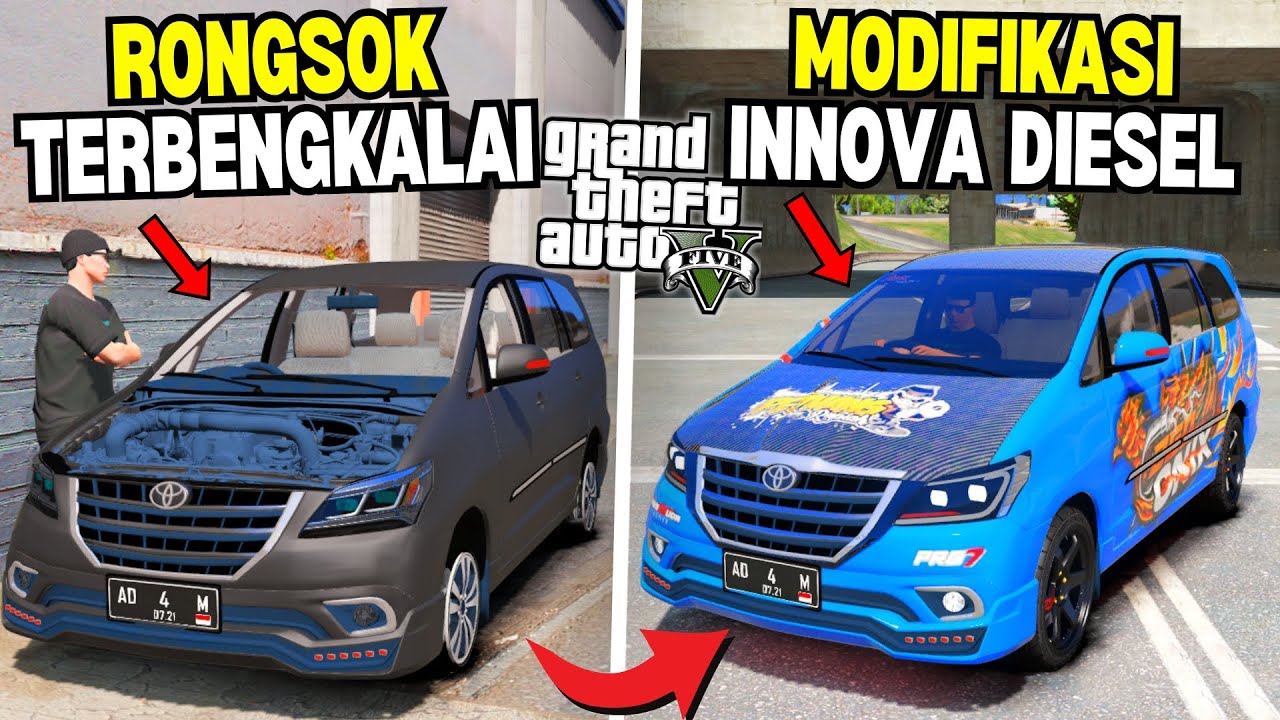 Aku Modifikasi Mobil Innova Diesel Langka Untuk Ikut Diesel War - GTA 5 MOD