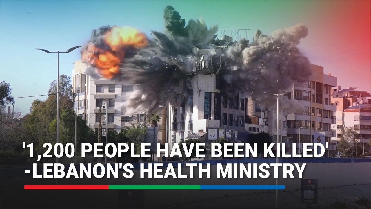 Moment of impact - Dramatic footage of airstrike on Beirut's southern suburbs | ABS-CBN News