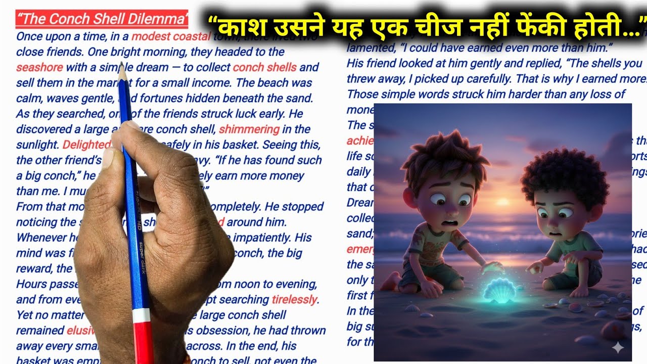 English to Hindi translation||English Reading||English Story || English padhna sikhe?