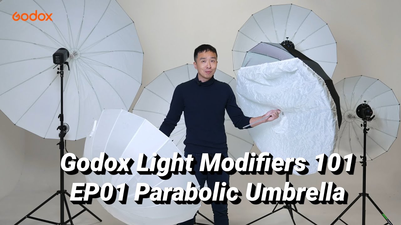 Godox Light Modifiers 101 EP01 - Your First Parabolic Umbrella