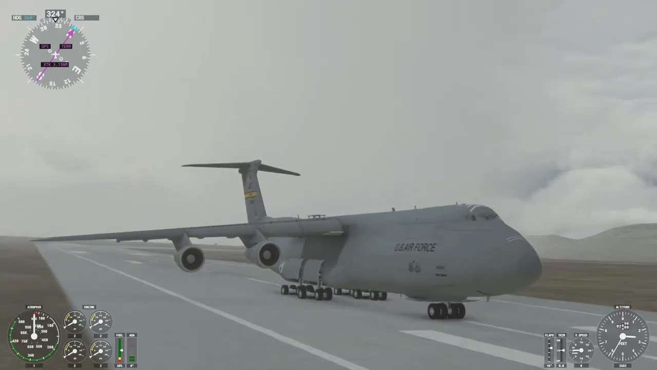 Моды и дополнения для Microsoft Flight Simulator 2020 | Локхид С-5 Гэлакси