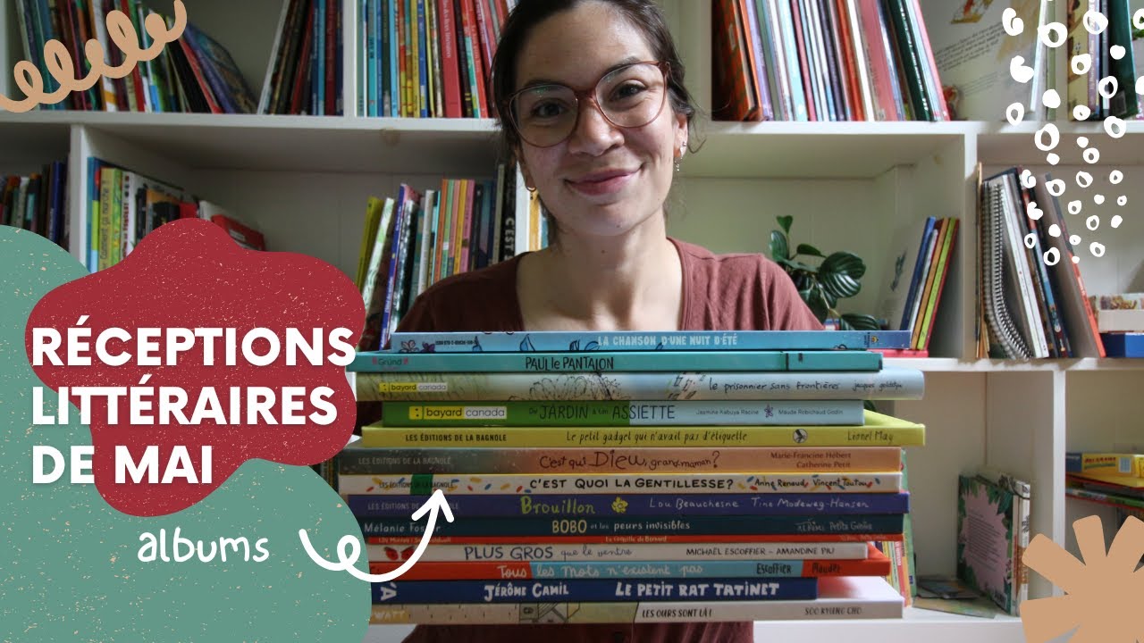 Réceptions littéraires de mai - albums