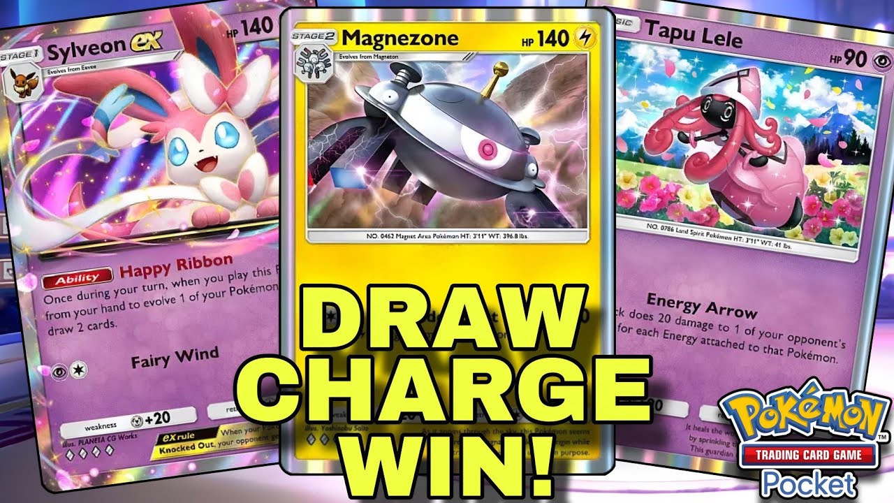 This SYLVEON + MAGNEZONE Deck with TAPU LELE Is Absolutely INSANE! | Pokemon TCG Pocket