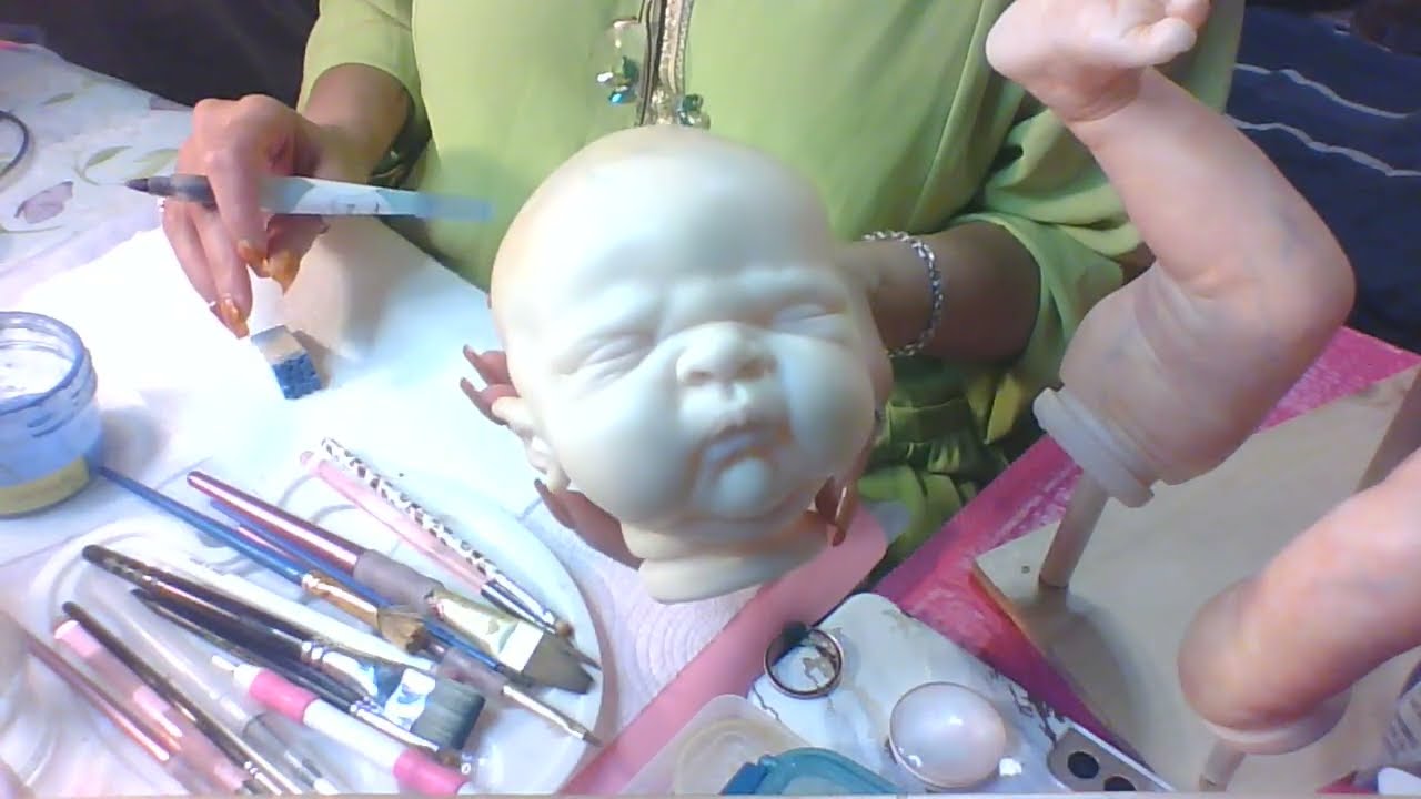 Reborning Maggie and torso #Ethnic Dolls with Diva G, flesh layers and a chat Melanated, #AA #Reborn