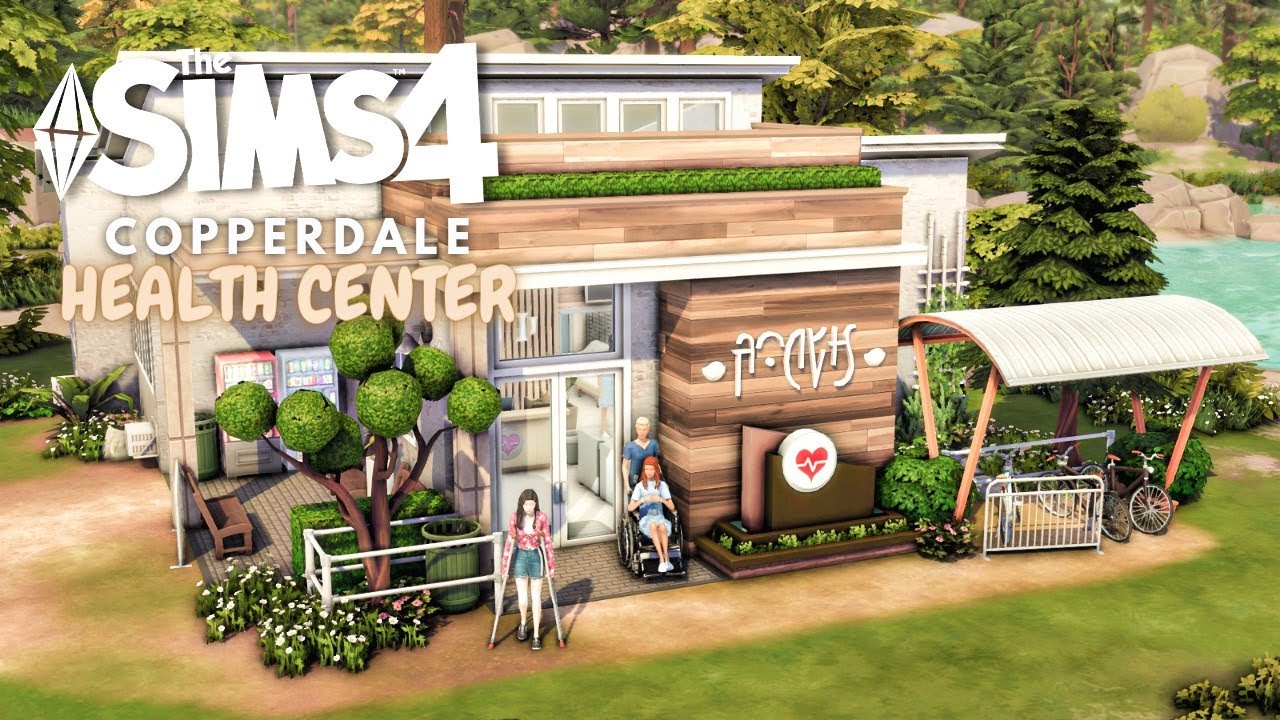 🏥💉 Copperdale's Small Health Center | Sims 4 Stop Motion Build