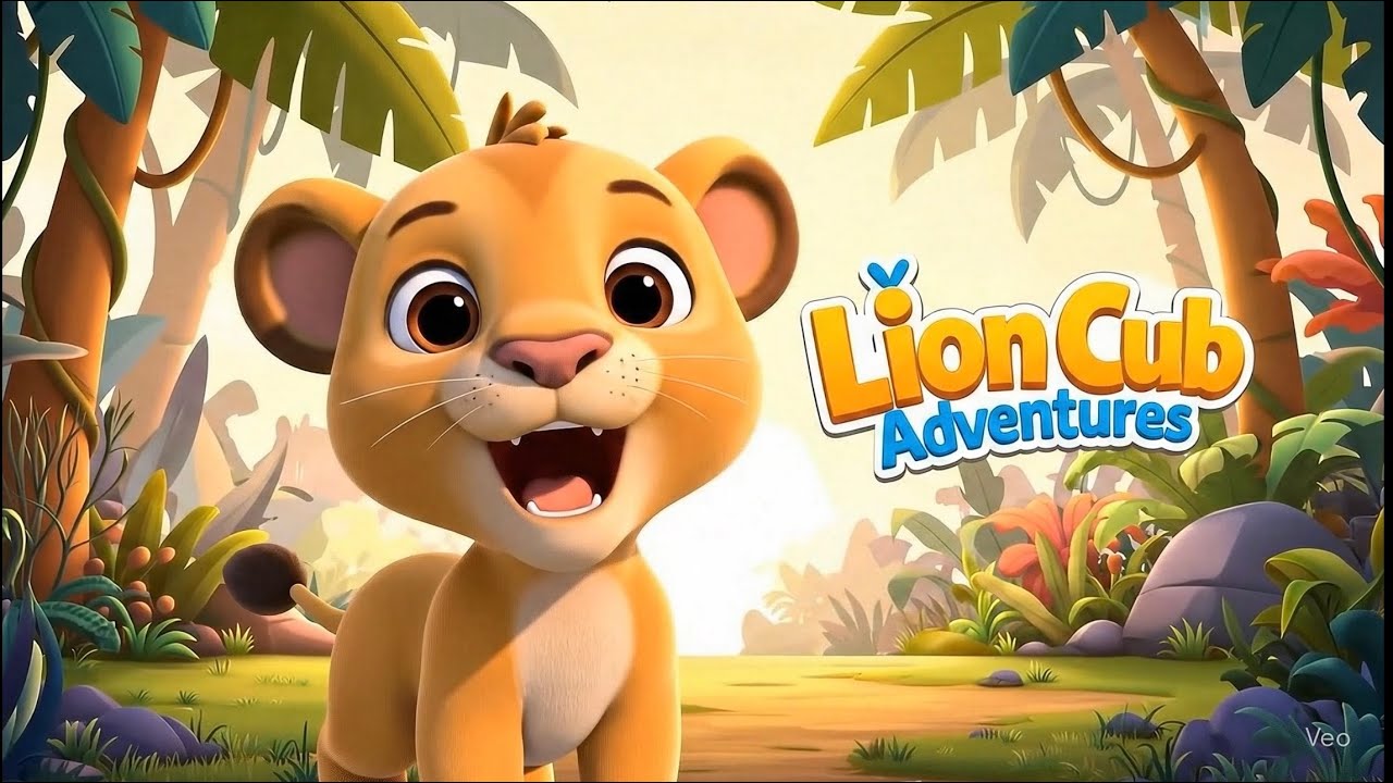 Learn Colors for Kids 🌈 Jungle Adventure with Leo the Lion Cub 🦁 | Lion Cub Adventures TV