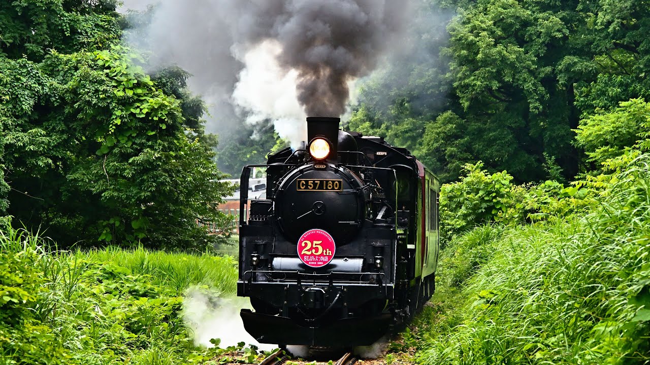蒸気機関車2024年春～夏総集編 4K60p Steam Locomotive 2024 spring to summer