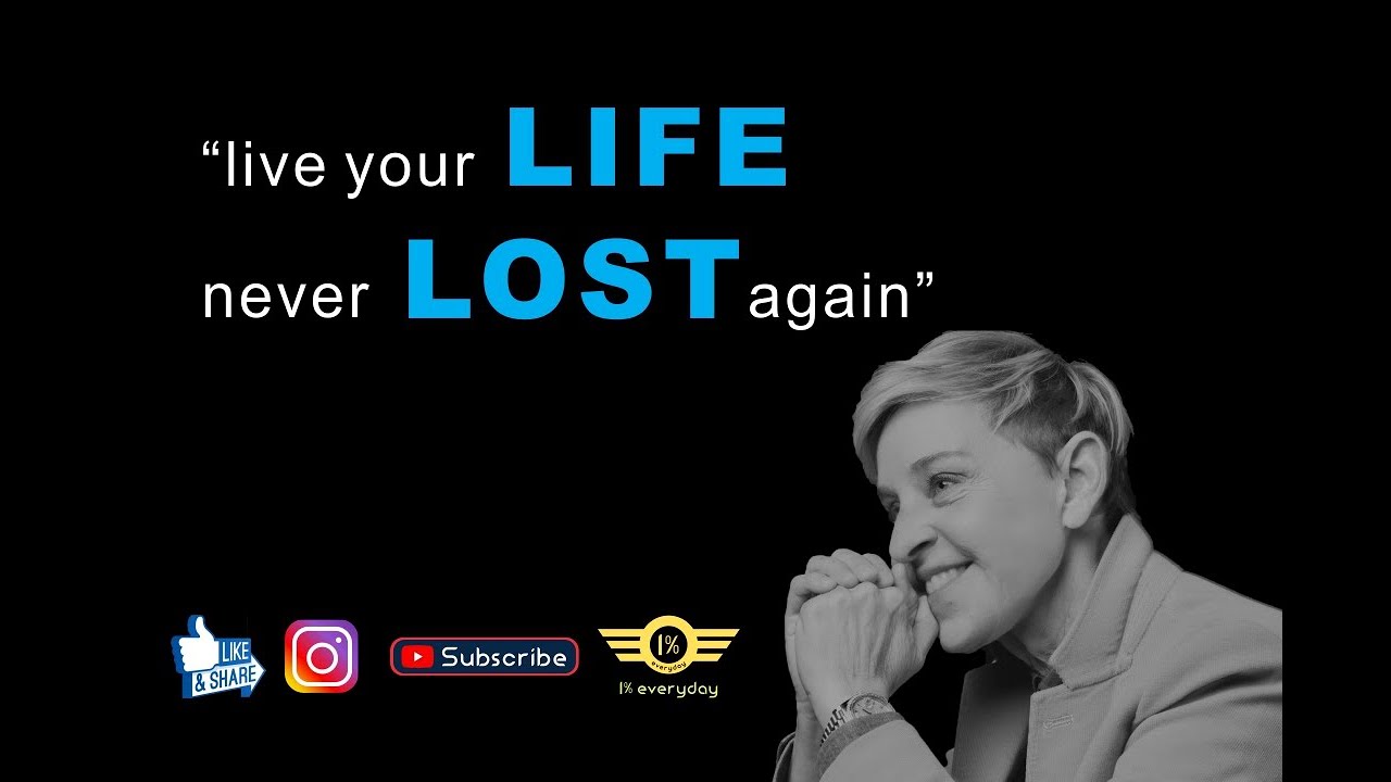 Motivational Story of Ellen Degeneres | I'm Gay, so what?